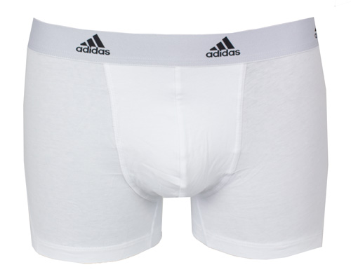 Adidas boxershorts wit 3-pack voorkant