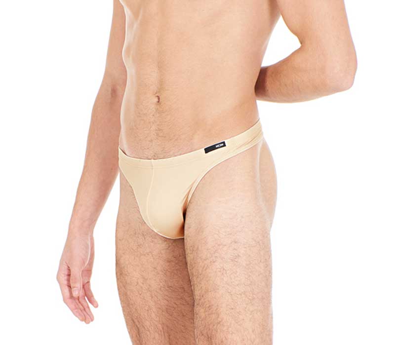 Hom G-string Soft Beige zijkant