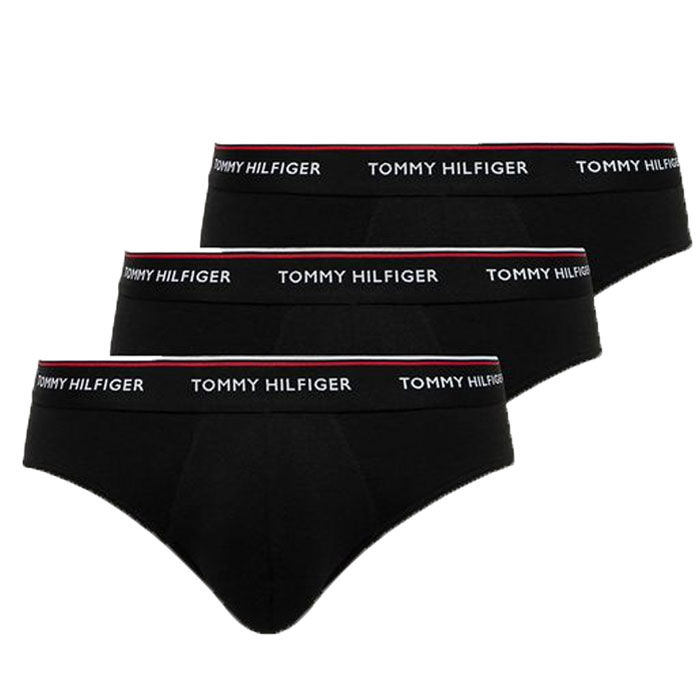 Tommy Hilfiger slips Essentials 3-pack zwart