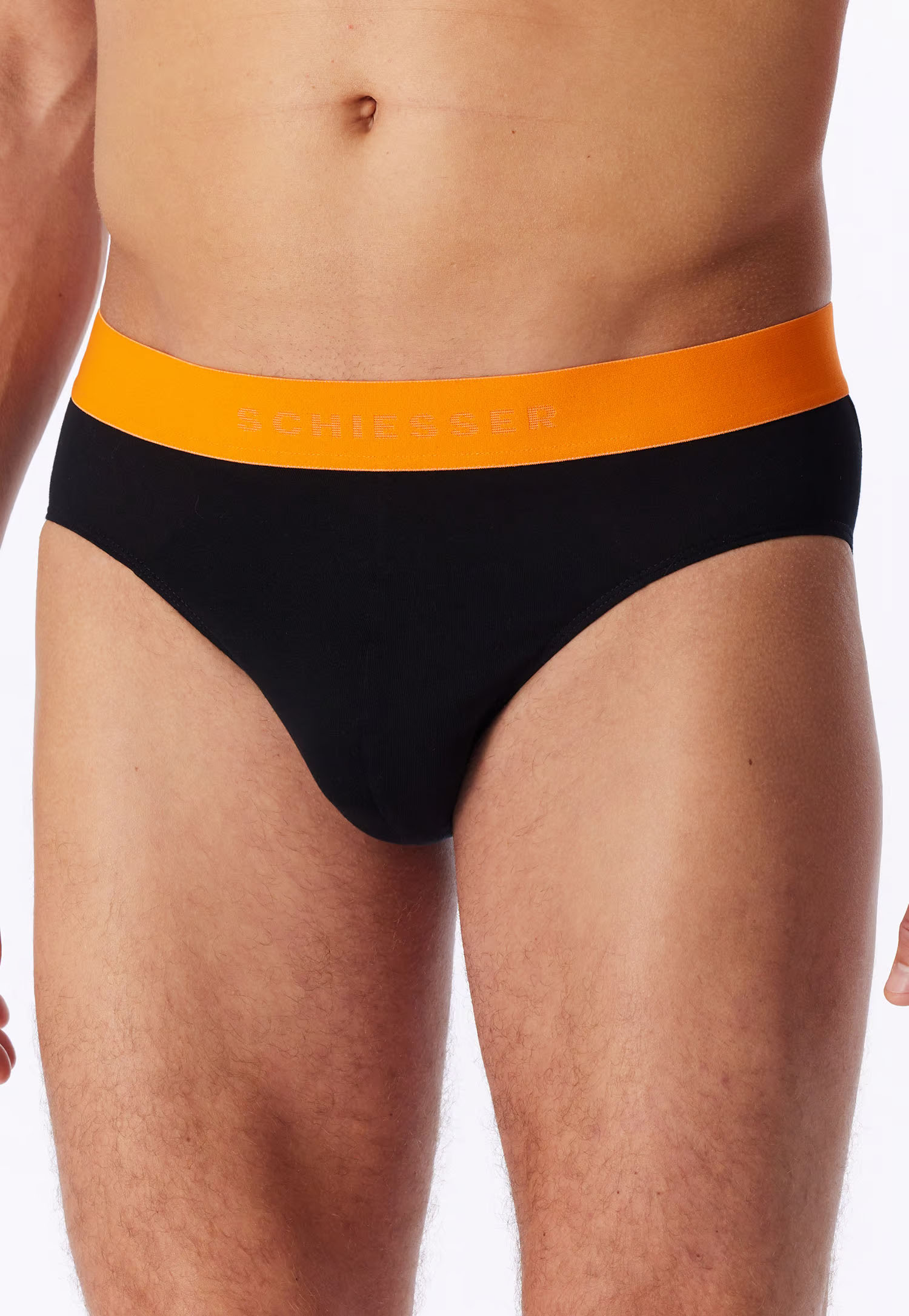 Schiesser Rio slips 95-5 zwart 5-Pack 