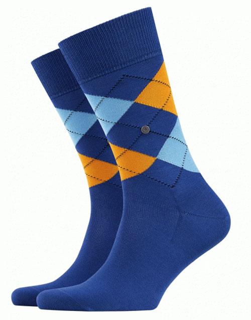 Burlington sokken Manchester blauw