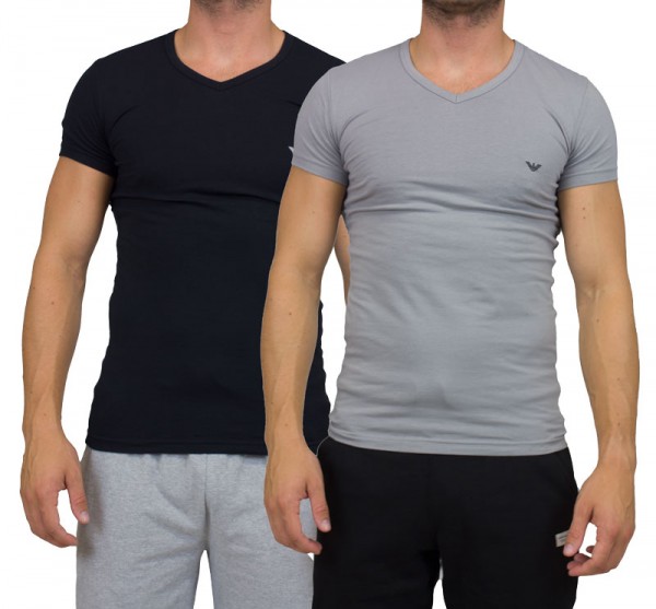 Armani 2-pack T-shirts met V-hals Core