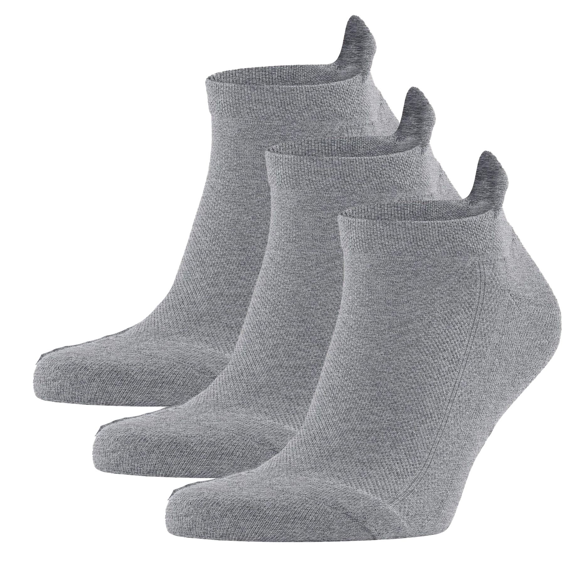 FALKE Cool kick sneaker sokken 3-paar grijs