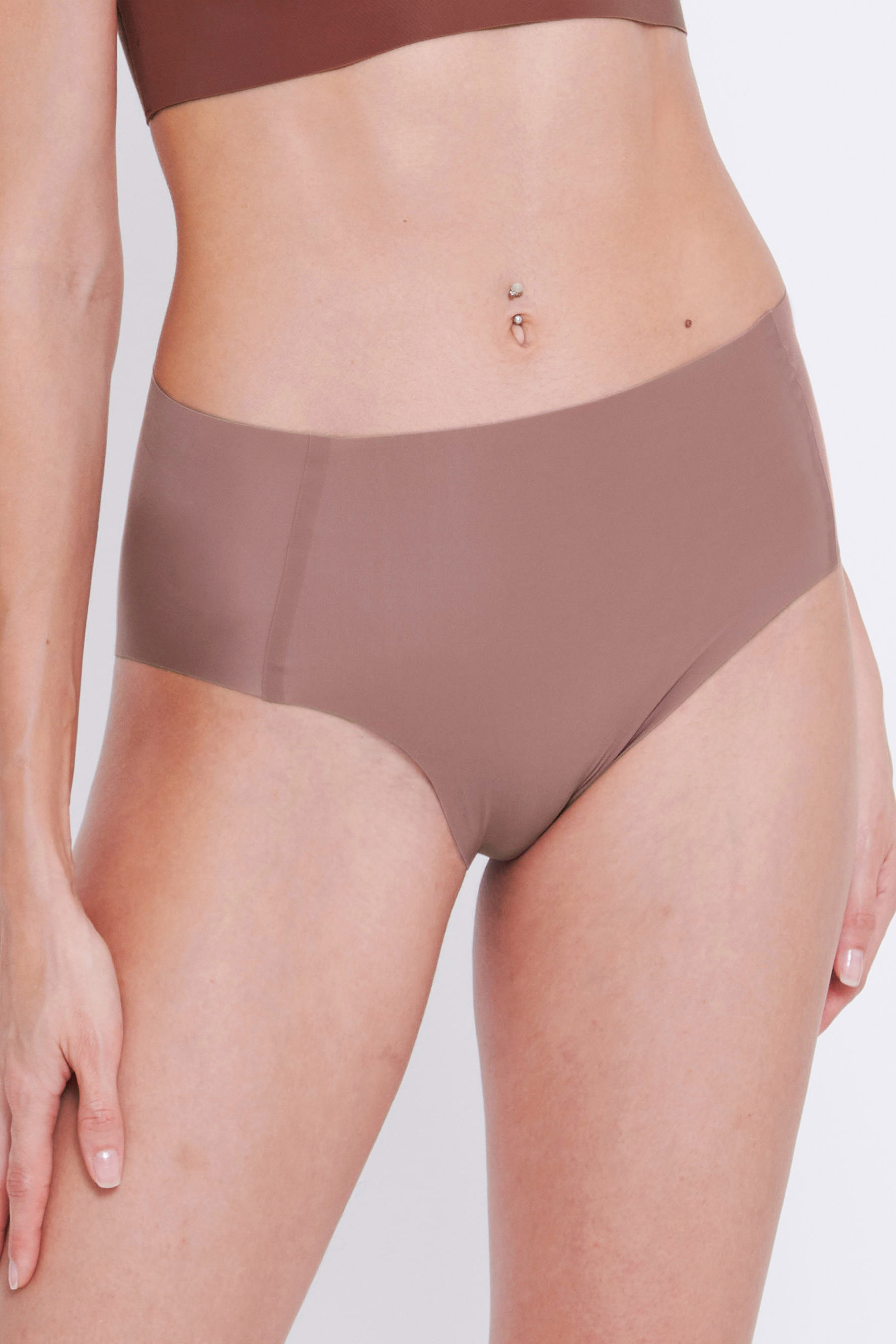 Sloggi ZERO Feel slip 2.0 High waist cacao 