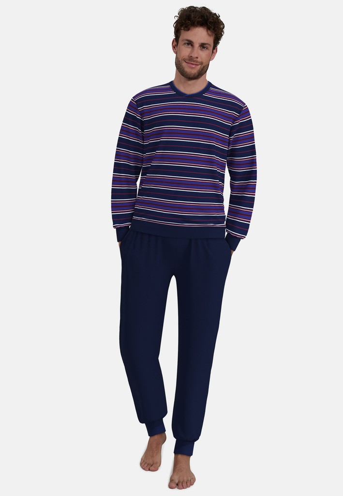 Gotzburg interlock pyjama blauw