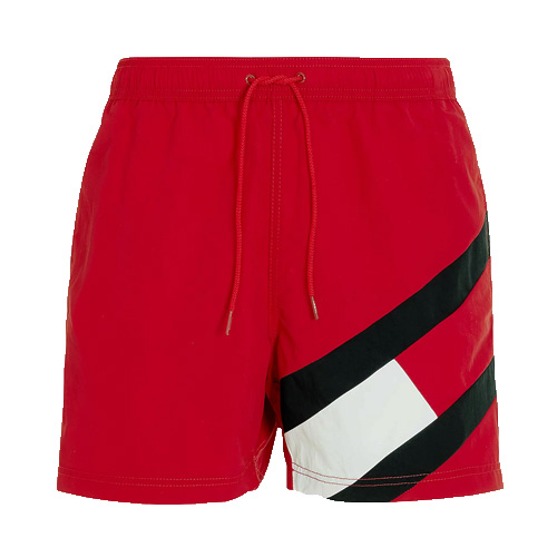Tommy Hilfiger Zwemshort slim fit rood