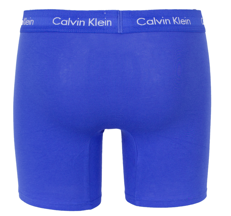 Calvin Klein boxershorts long 3-pack blauw achterkant