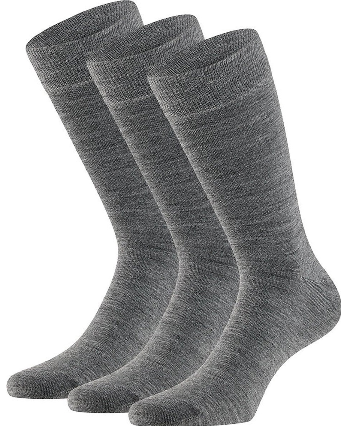 Apollo Merino wollen sokken 3-paar grijs