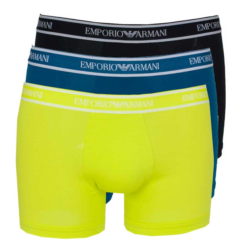 Armani boxershorts 3-pack geel