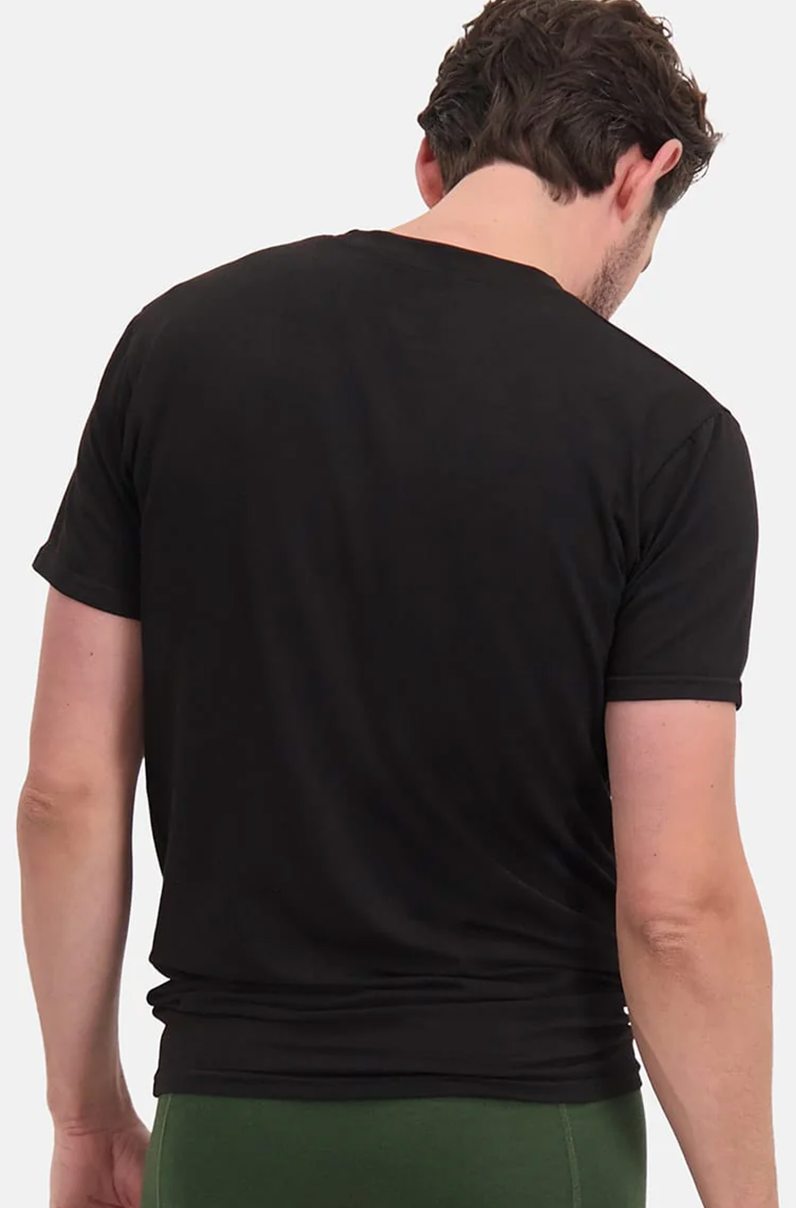 Bamboo basics T-shirts Ruben 2-pack zwart