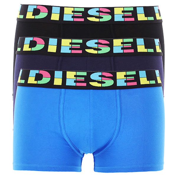 Diesel boxershorts Rainbow 3-pack blauw 