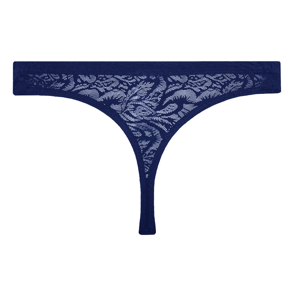 Hom Temptation string Free cut lace blauw