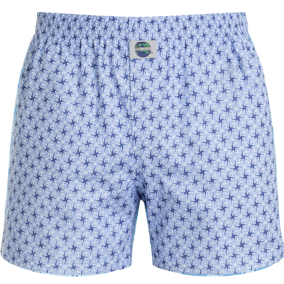 Deal Boxer blauw met Sterren print