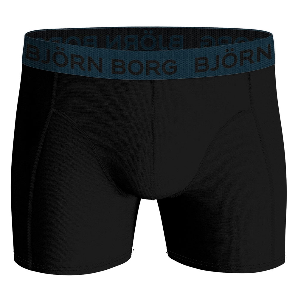 Bjorn Borg boxershorts  5-pack zwart cotton stretch  