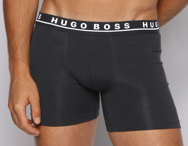 Hugo Boss boxershorts 3-pack mulitband zwart