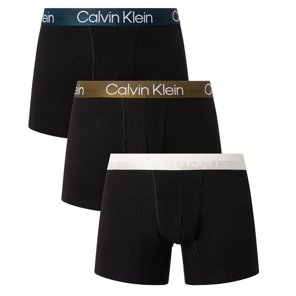 Calvin Klein Boxershorts modern structure zwart 3-pack 