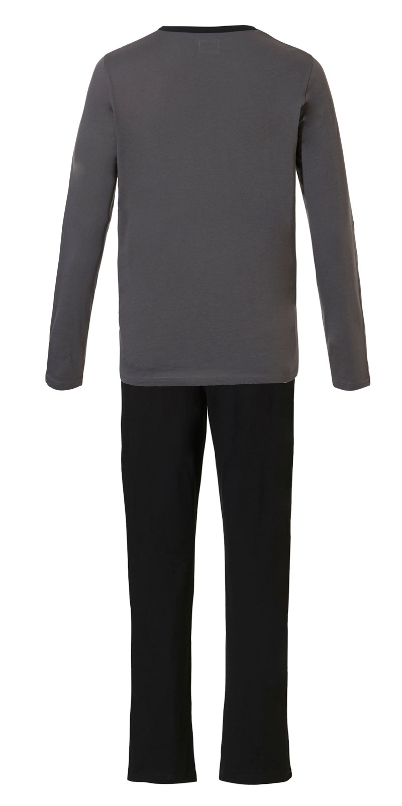 Ten Cate pyjama zwart grijs achterkant
