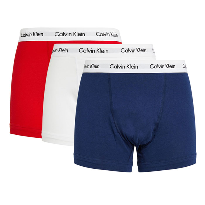 Calvin Klein boxershorts 3-pack rood-wit-blauw