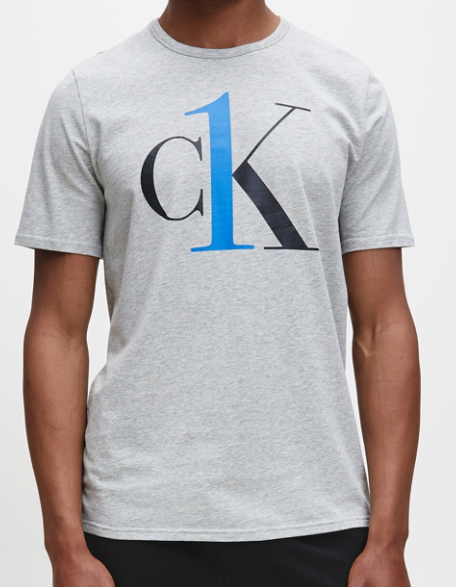 Calvin Klein T-shirt CK logo grijs