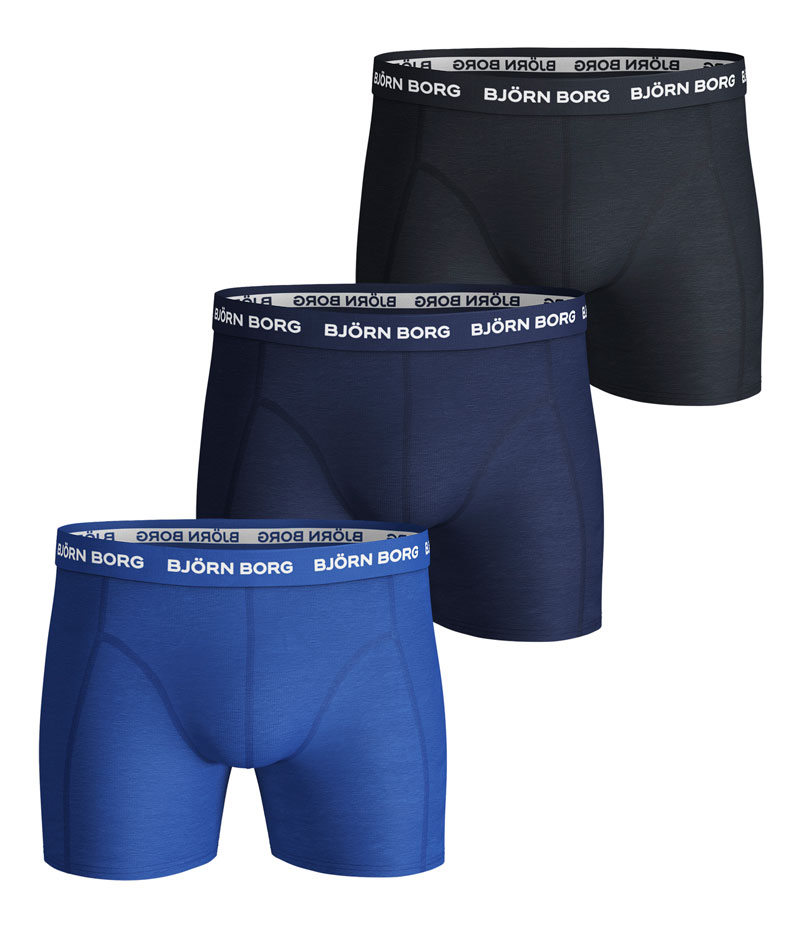 Bjorn Borg boxershorts Essential 3-pack blauw