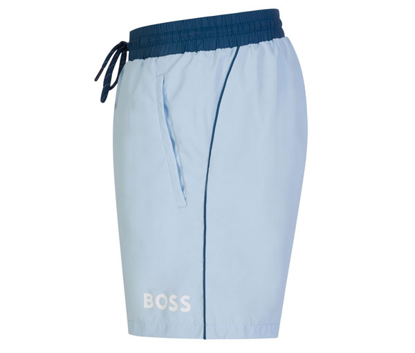 Hugo Boss Lichtblauw Starfish zijkant