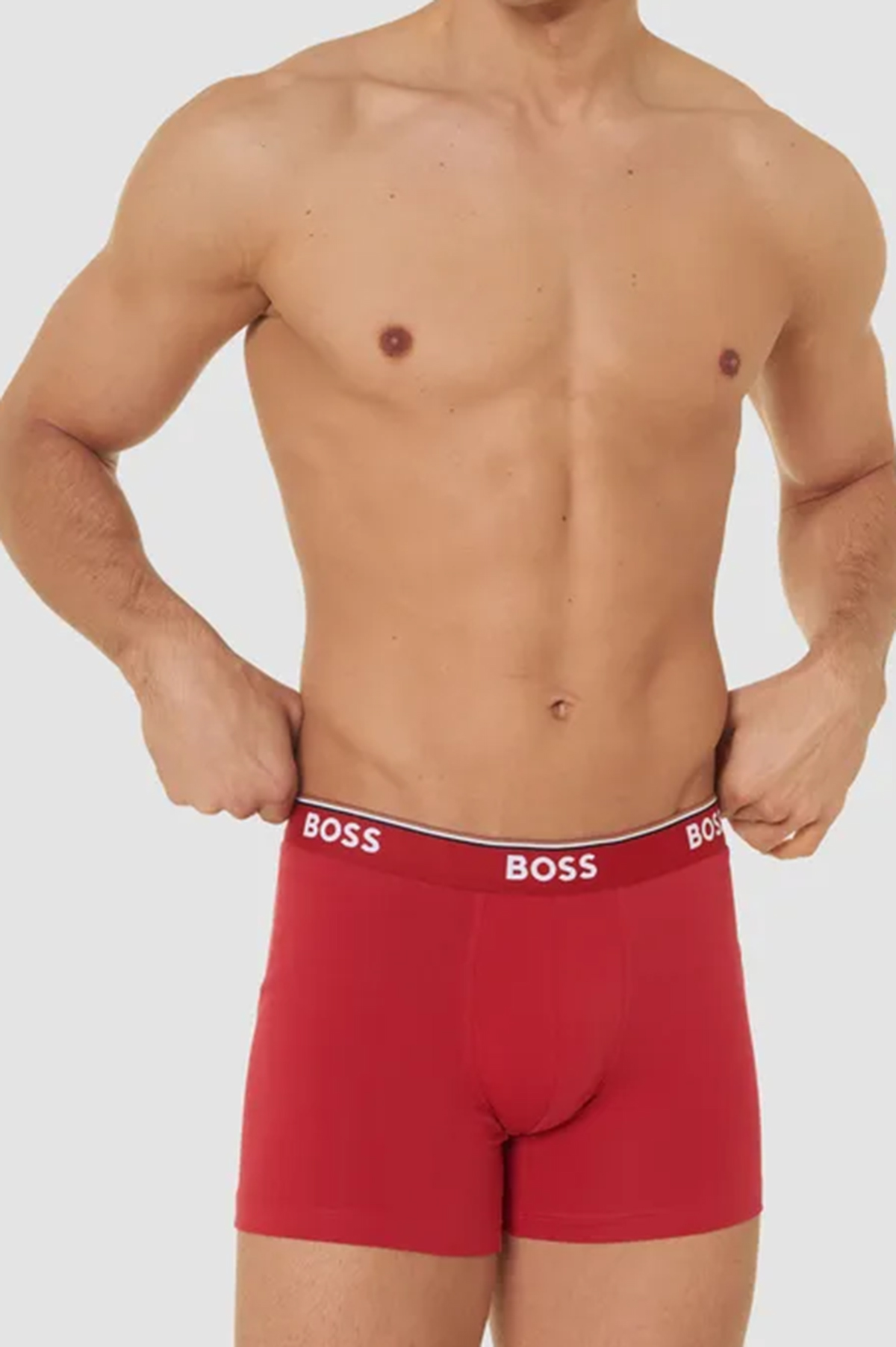 Boss boxershorts Power 3-pack rood-blauw-zwart
