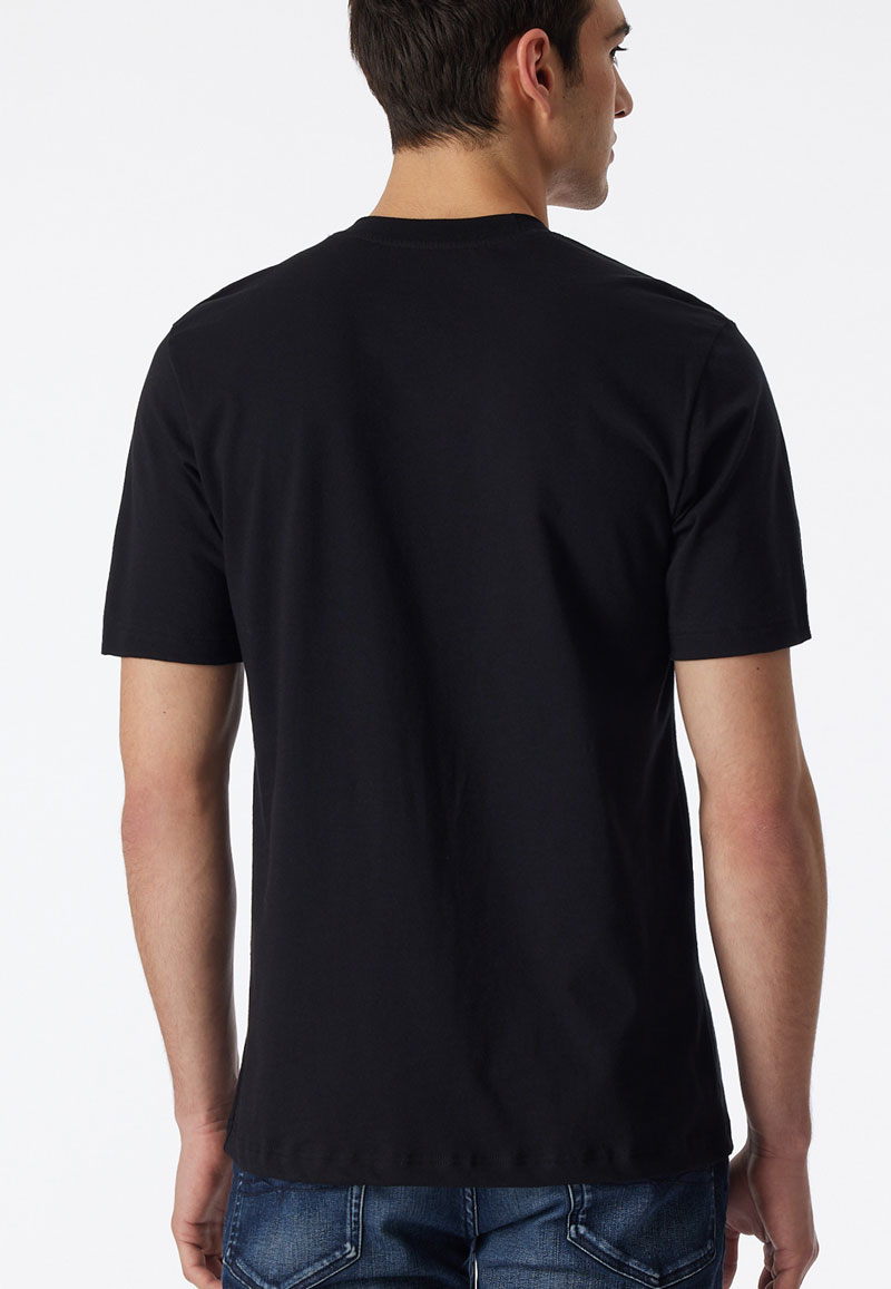 Schiesser American T-shirt 2-pack zwart