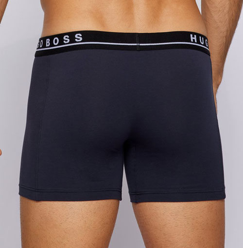 Hugo Boss blauwe boxershort achterkant