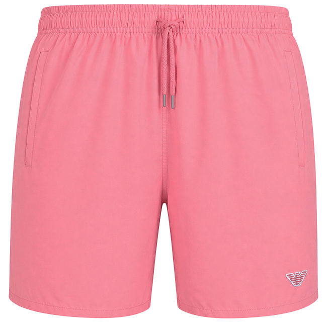 Armani Zwemshort met logo Fucsia