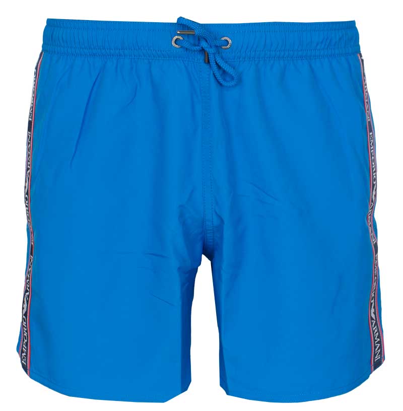 Armani zwembroek blue logo voorkant
