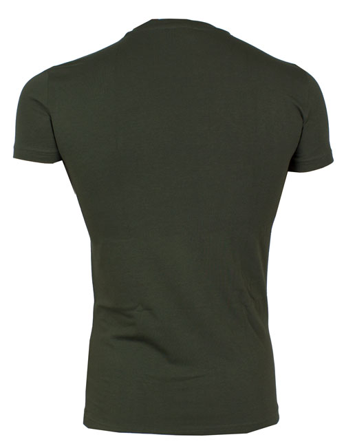 Armani Mega logo shirt groen achterkant