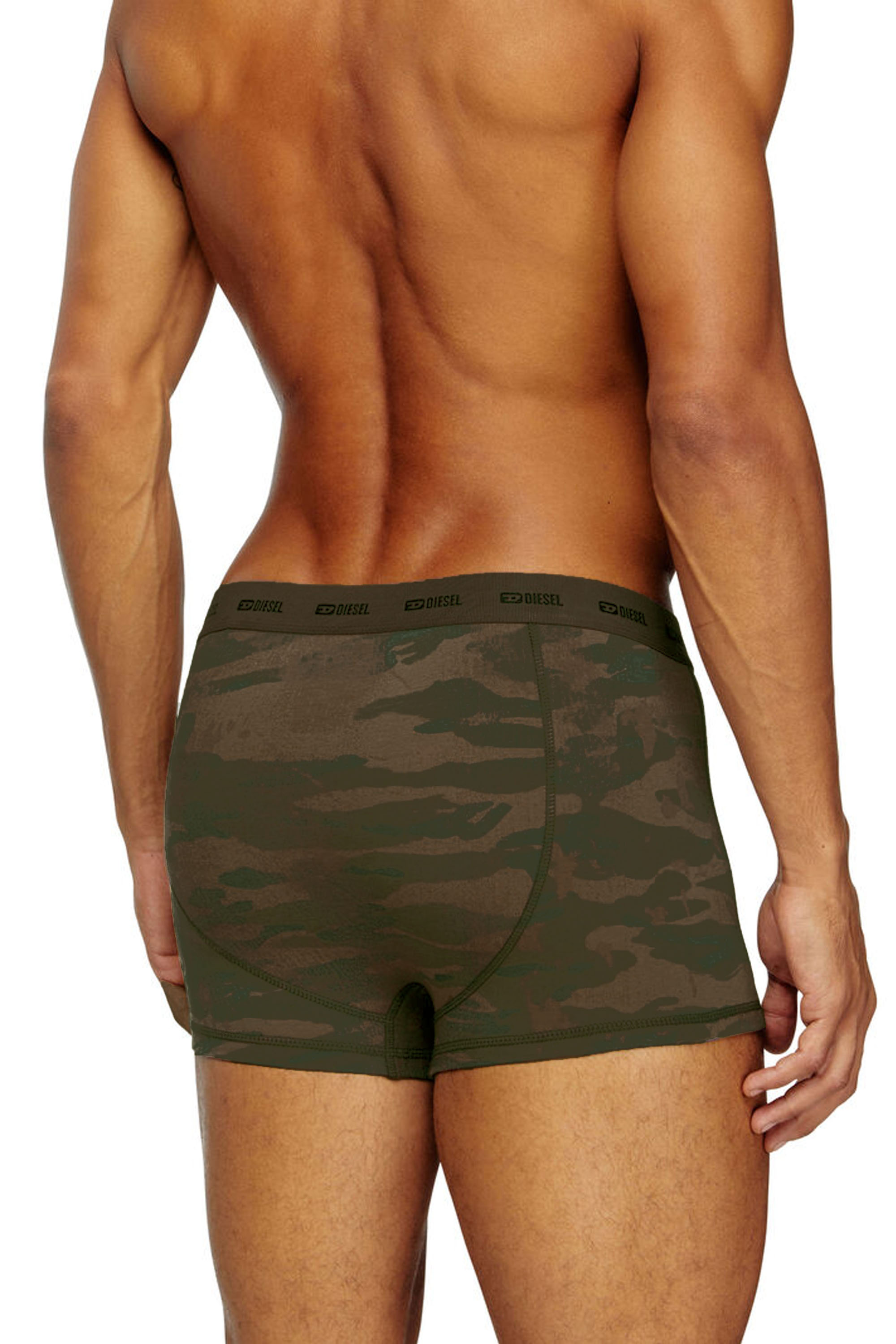 Diesel Boxershort Damien 3-pack groen-zwart-bruin 