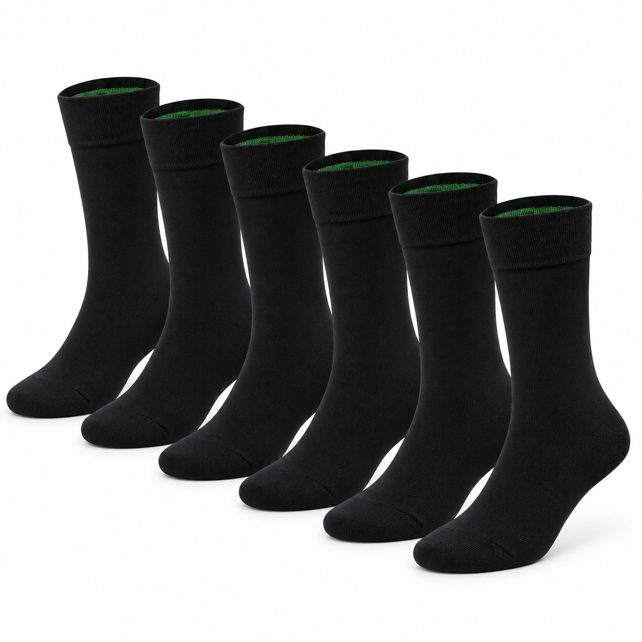 Bamboo basics sokken Beau 6-paar zwart