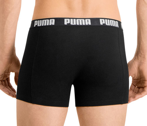 Puma boxershorts zwart achterkant
