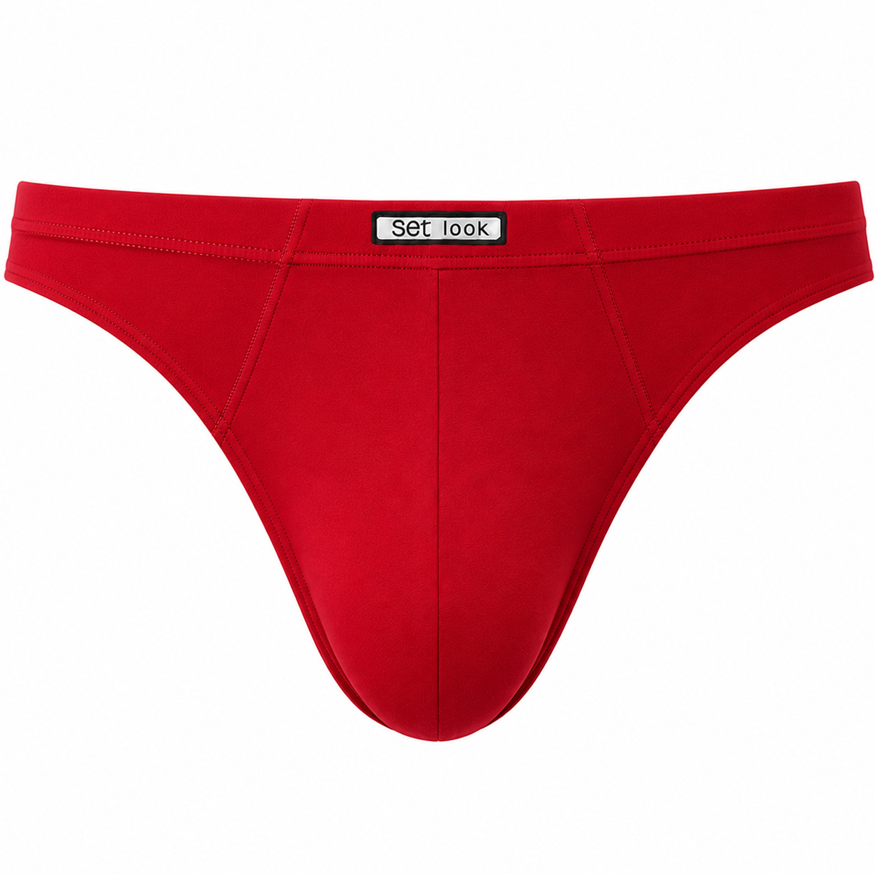 Set Heren string microfiber rood