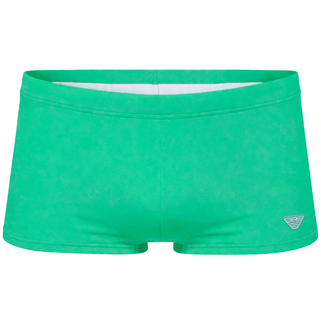 Armani Zwemboxer met mini logo groen