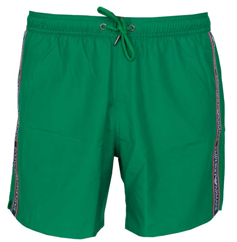 Armani zwembroek groen logo voorkant