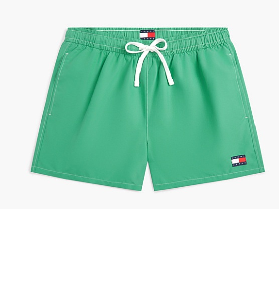 Tommy Jeans zwemshort met Heritage logo Bahama green