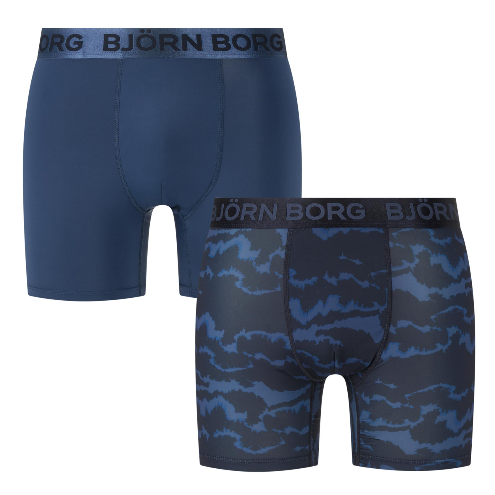 Bjorn Borg Boxershorts sports microfiber 2-pack blauw