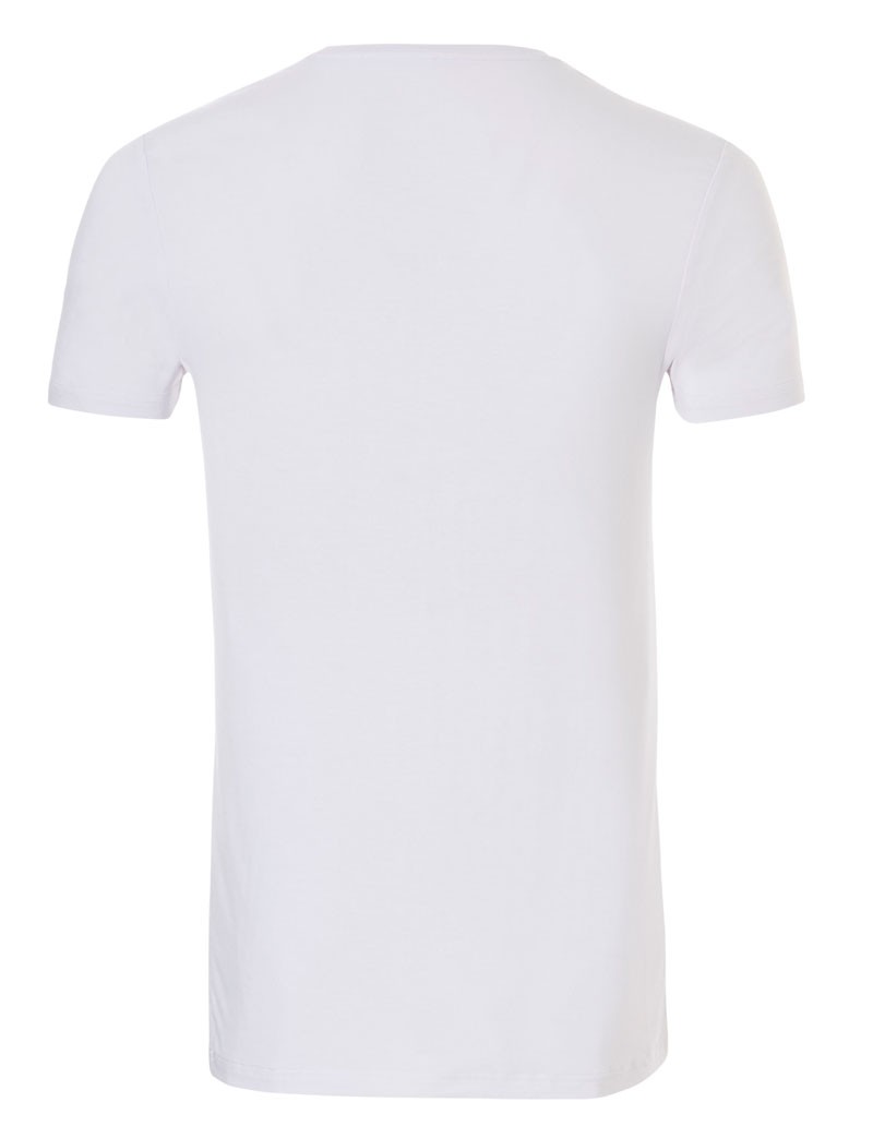 Ten Cate Bamboe T-shirt wit achterkant V-hals