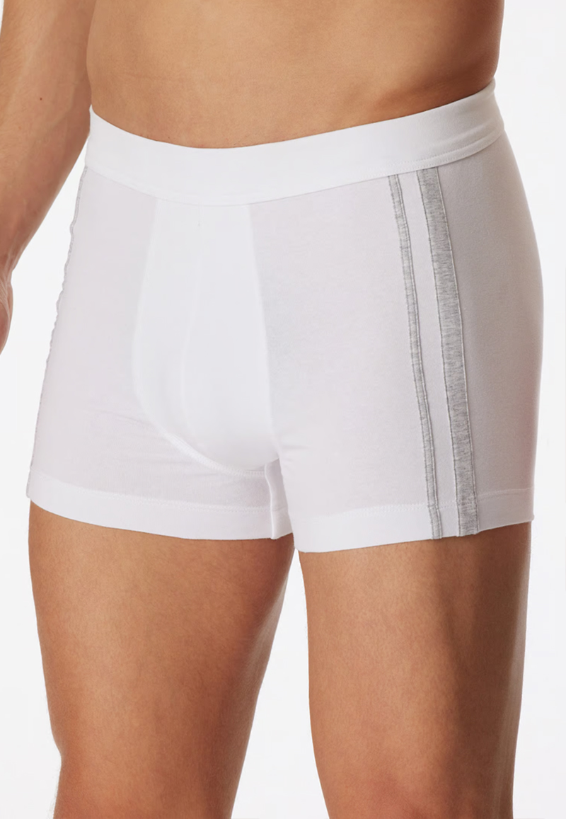 Schiesser Boxershorts 95/5 zachte band 3-Pack wit