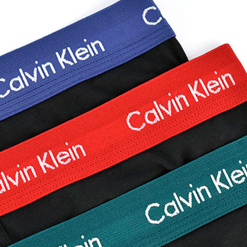 Calvin Klein slips 3-pack zwart detail