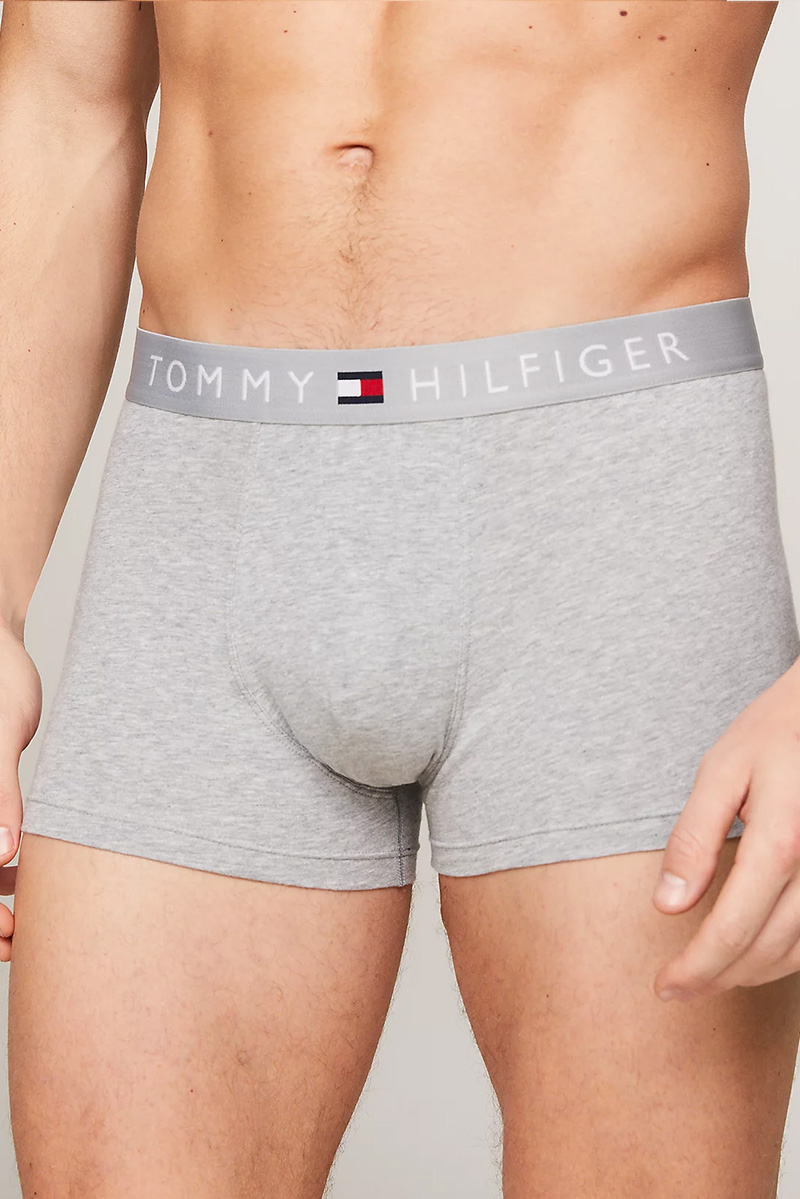 Tommy Hilfiger boxershorts 3-pack blauw-grijs