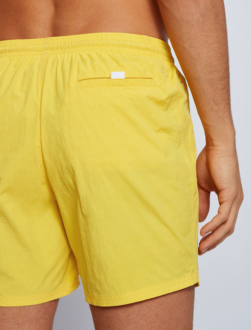 Hugo Boss zwemshort geel Octopus zakje