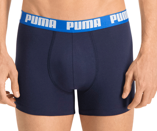 Puma boxershorts blauw voorkant