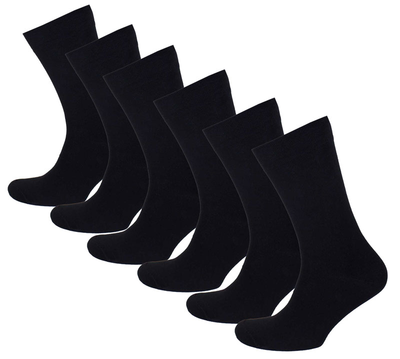 Oderbox sokken zwart 6-paar 