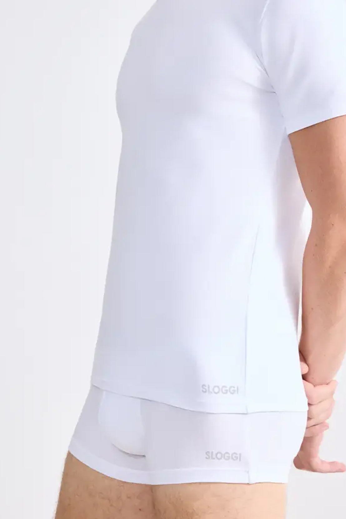 Sloggi T-shirts GO ABC 2-pack wit