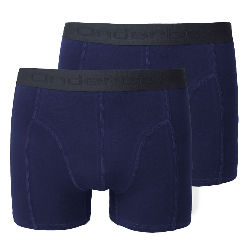 Onderbox boxershorts 2-pack blauw