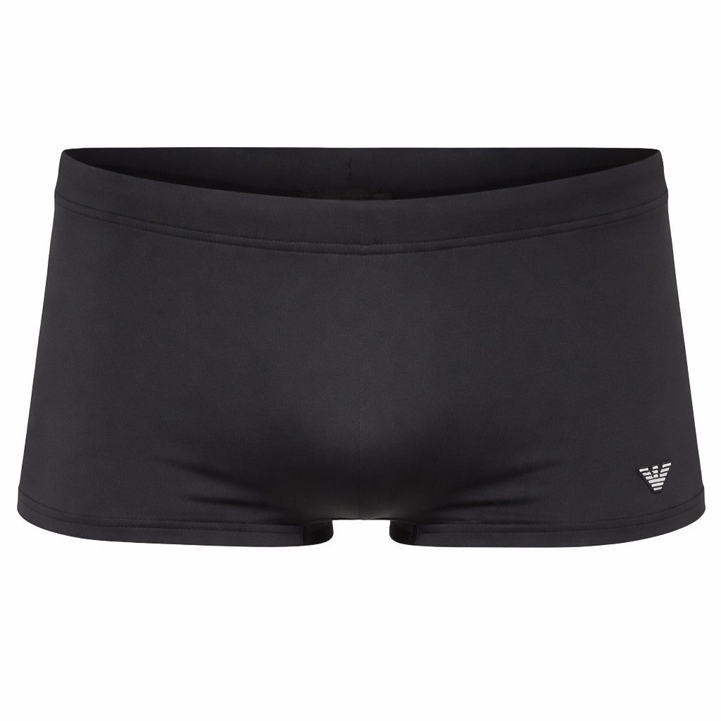 Armani Zwemboxer met mini logo zwart