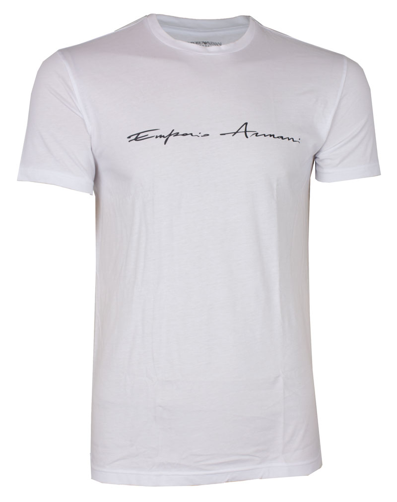 Armani signature t-shirt wit